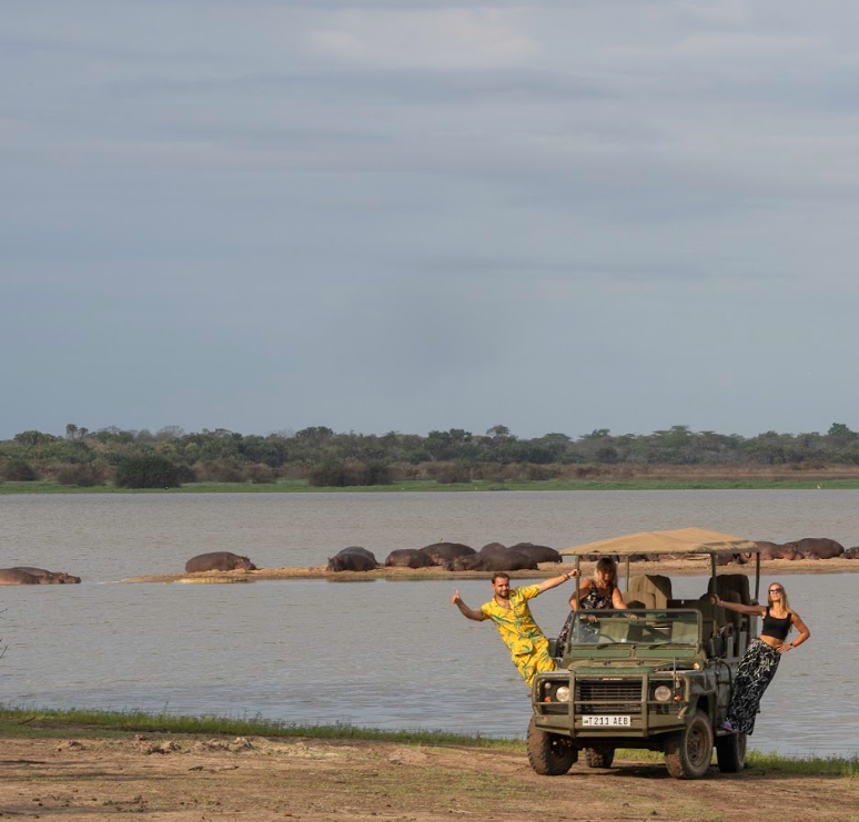 Hotel Pickup in Zanzibar – Fly to Selous – Game Drive Safari